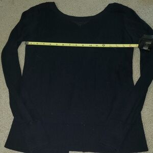 lululemon athletica Black Crew Neck Sweater